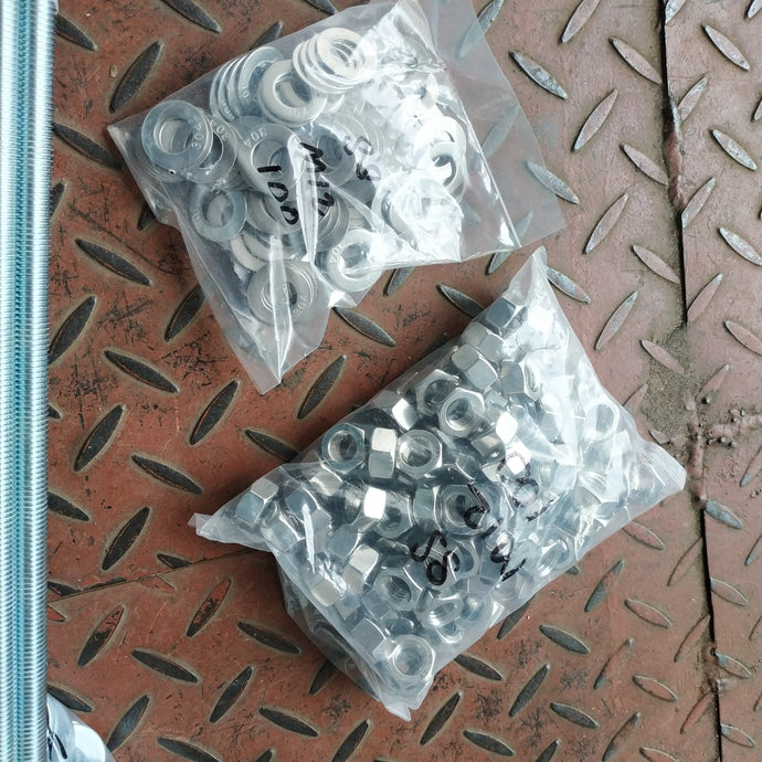 (214M13) M12 Nut and washer SS (1N1W)/ TAT ENG /21-7-22