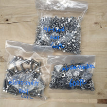 Load image into Gallery viewer, (20307W)M6 x 25mm SS Bolt, nut and washer (1B1N1W)/ CENTRAL ENGINEERING/ 15-8-22
