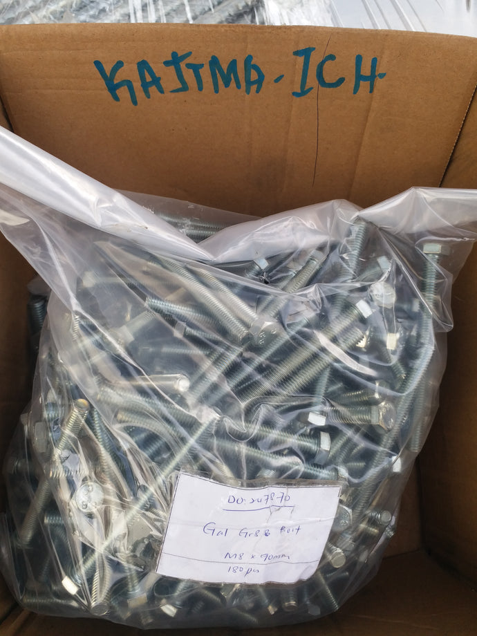 [K18023] M10 Galv Class 8 Hex Nut