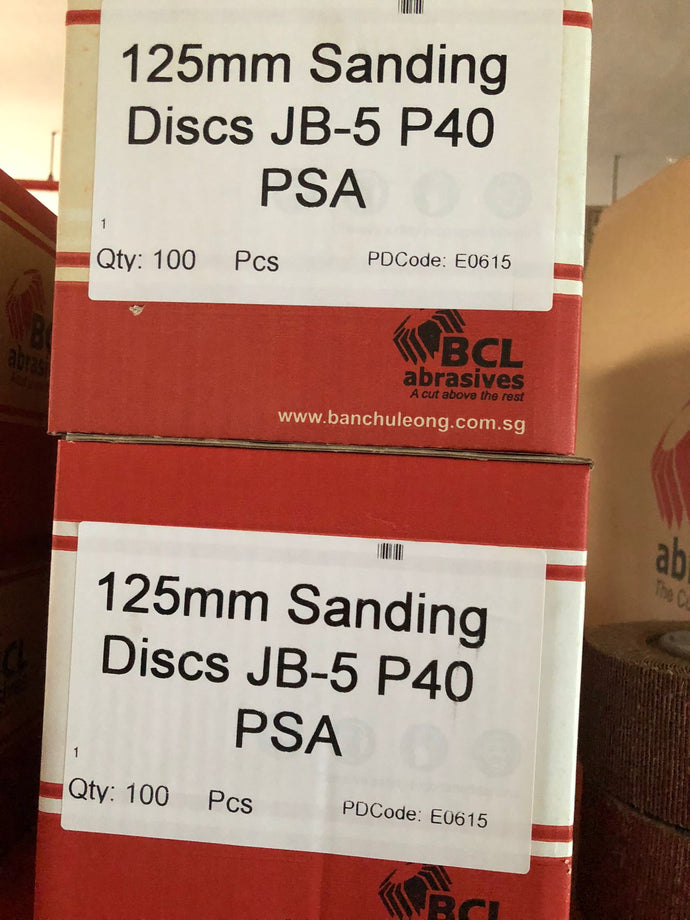 Sanding Paper 60mm X 125mm P40