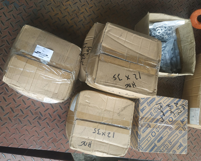 (217S27)M12 x 35mm bolt, nut and washer HDG G8.8 (1B1N1W)/ LIAN SENG/8-7-22