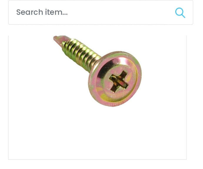 Self Drilling Screw Wafer Head 4.8mm dia. x 25mm