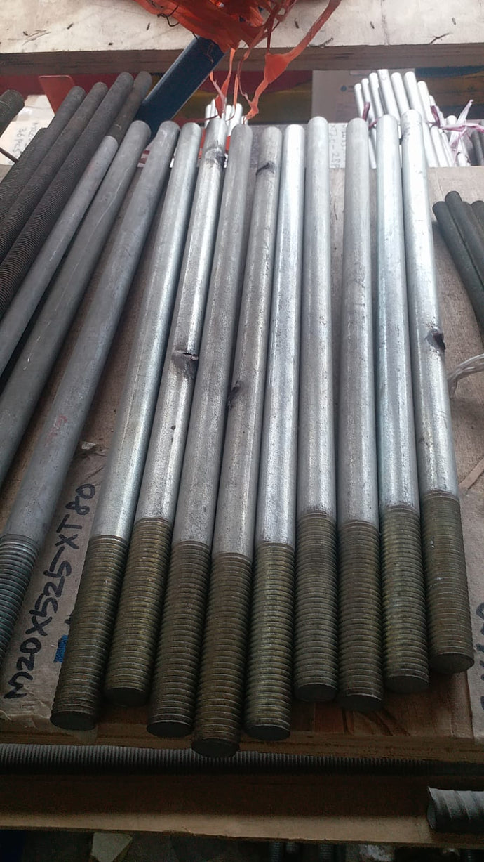 M20 X 420mm X 200mm X T160mm Galv G8.8 L Anchor