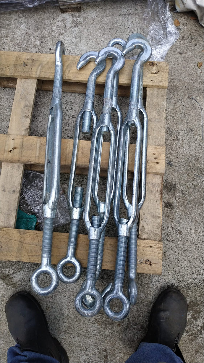 32mm Galvanized Turnbuckle (Eye & Hook)  (Returned)