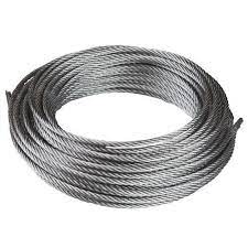 [217S27] 42m Dia x 10mtr (6x36) IWRC Galvanized Steel Wire Rope Both Ends 600mm Soft Eye c/w MOM Cert (WLL: 25 Ton)