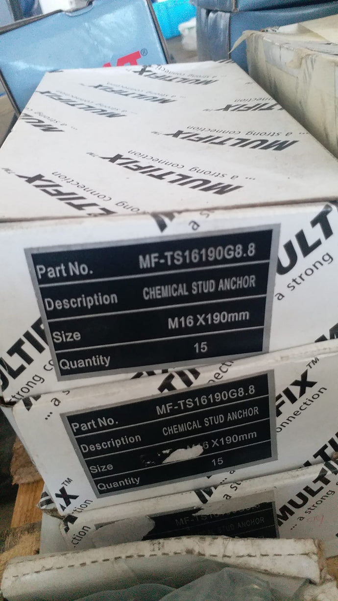 Multifix Chemical Stud M16 x 190mm